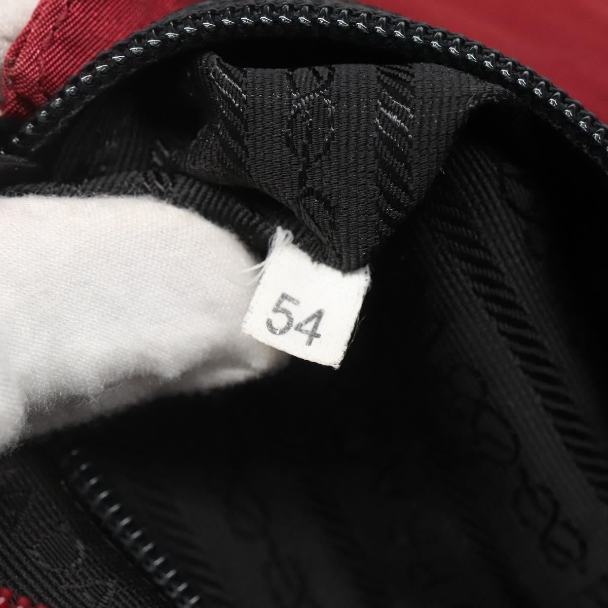 Prada Vintage Zip Tote Tessuto, RED, NYLON, Tote bag