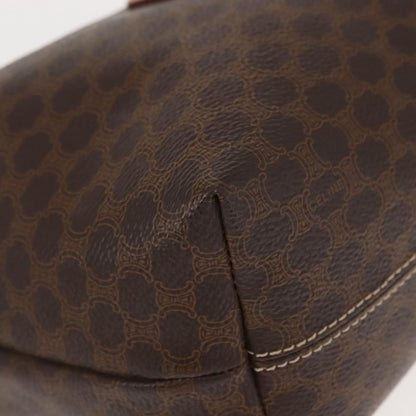 Celine Vintage Macadam Handbag Macadam, BROWN, CANVAS, Handbag