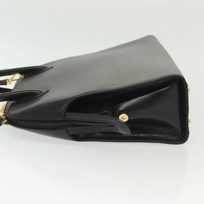 Salvatore Ferragamo Convertible Dome Gancini Leather, BLACK, LEATHER, Handbag