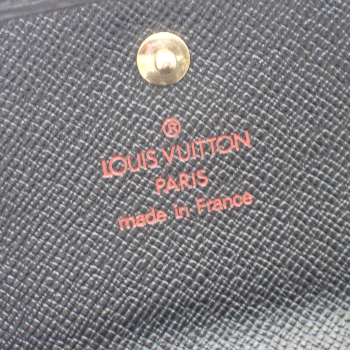 Louis Vuitton Porte Monnaie Billet Carte Crédit Leather, BLACK, LEATHER, Wallets