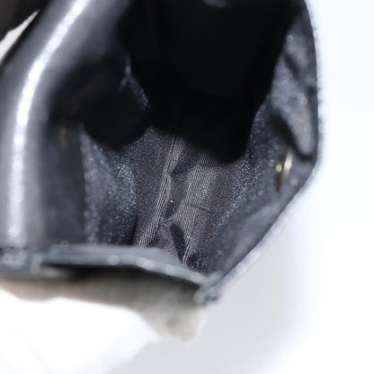 Chanel Vintage CC Phone Holder Crossbody Bag Caviar, BLACK, LEATHER, Clutche & pouche