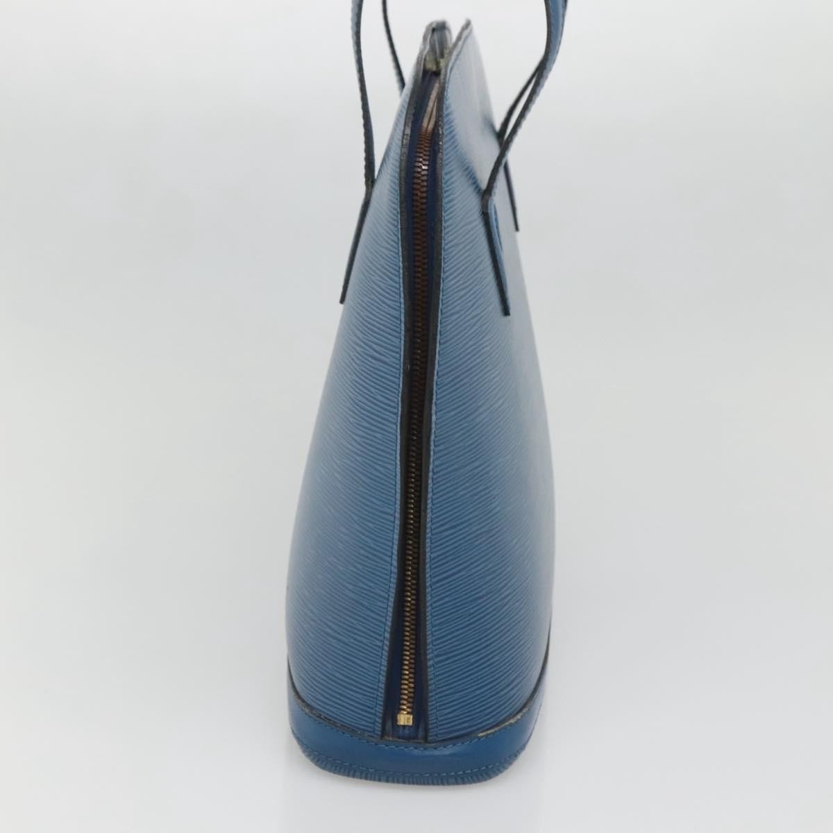 Louis Vuitton Lussac Handbag Epi Leather, BLUE, LEATHER, Shoulder bag