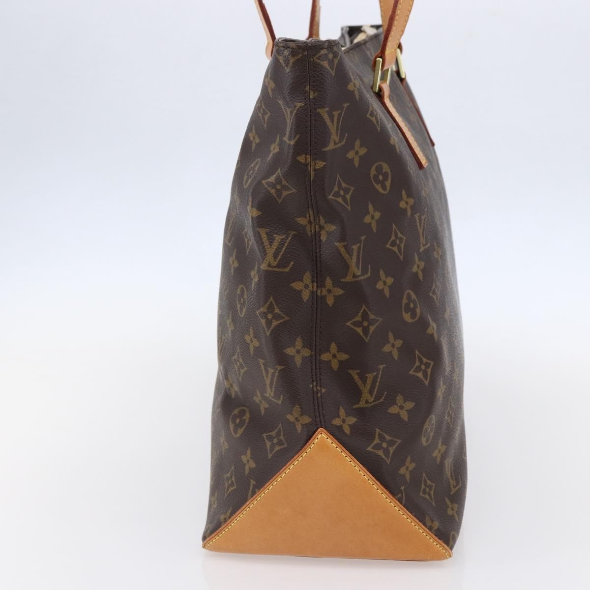 Louis Vuitton Cabas Mezzo Monogram Canvas, BROWN, CANVAS, Tote bag