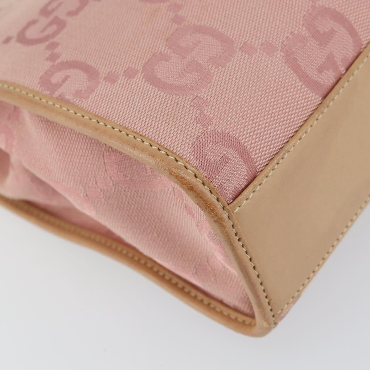 Gucci Vintage Jackie Handbag Canvas, PINK, CANVAS, Handbag