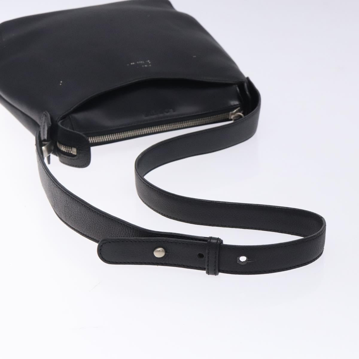 Loewe Vintage Shoulder Bag Leather, BLACK, LEATHER, Shoulder bag