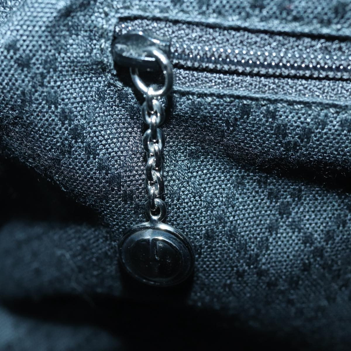 Gucci Vintage Bamboo Handle Tote Canvas, BLACK, CANVAS, Tote bag