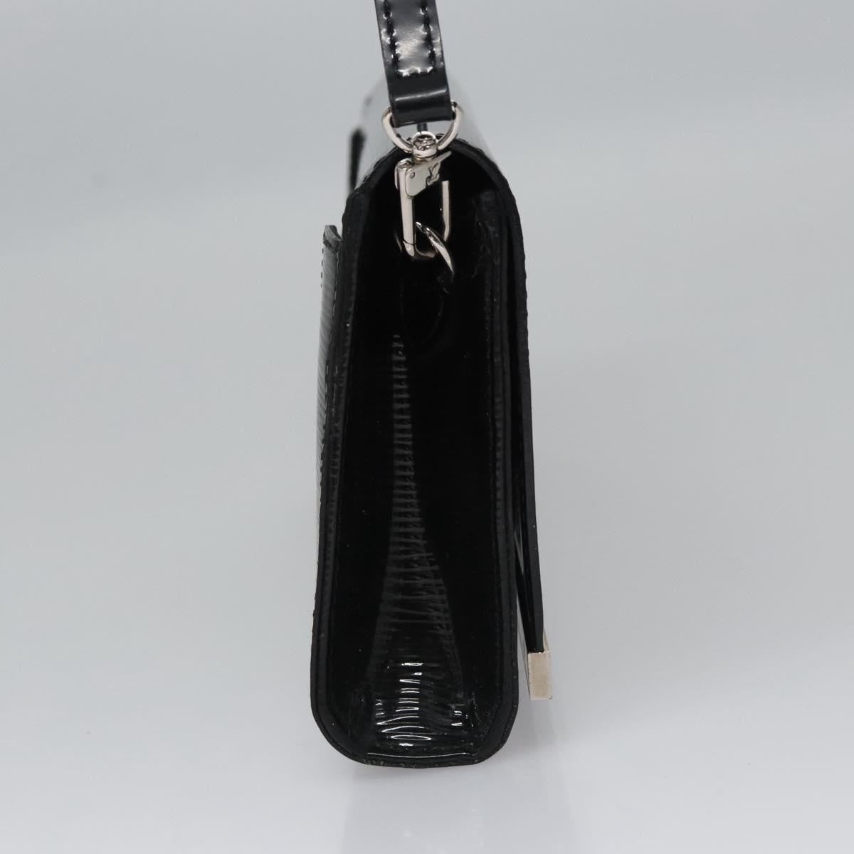 Louis Vuitton Sevigne Clutch Electric Epi Leather, BLACK, LEATHER, Shoulder bag