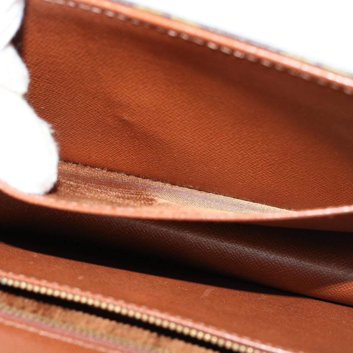 Louis Vuitton Dame Pochette Monogram Canvas, BROWN, CANVAS, Clutche & pouche