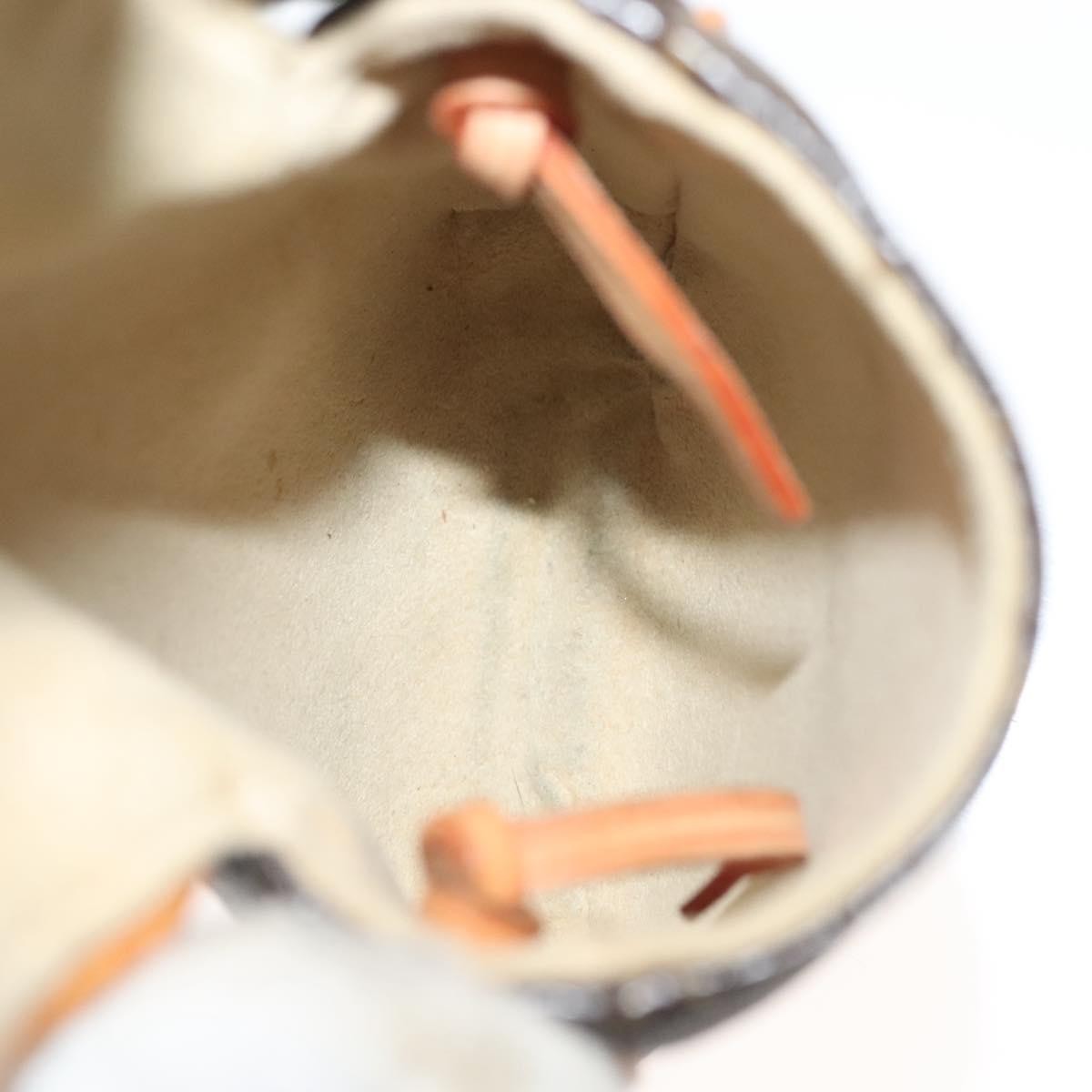 Louis Vuitton Cancun Pochette Monogram Canvas, BROWN, CANVAS, Shoulder bag