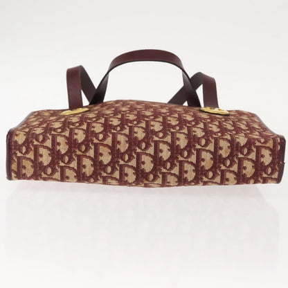 Christian Dior Vintage Trotter Handbag Canvas, RED, CANVAS, Handbag
