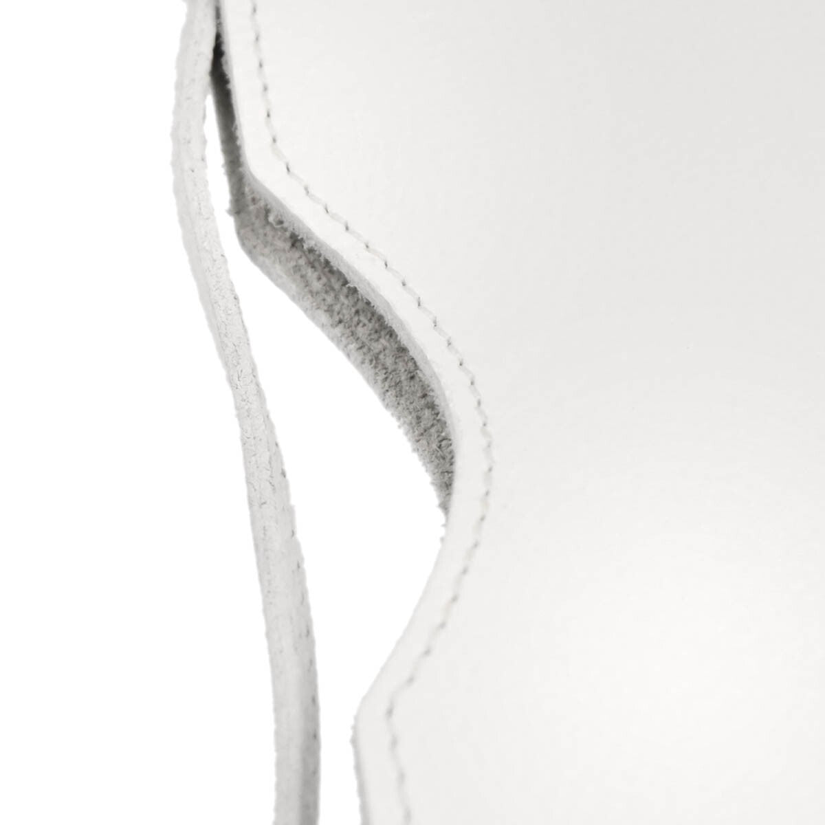 Hermes Onimaitou Handbag Leather, WHITE, LEATHER, Shoulder bag