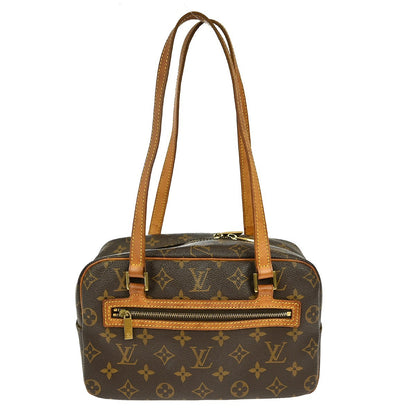 Louis Vuitton Cite Handbag Monogram Canvas, BROWN, CANVAS, Handbag