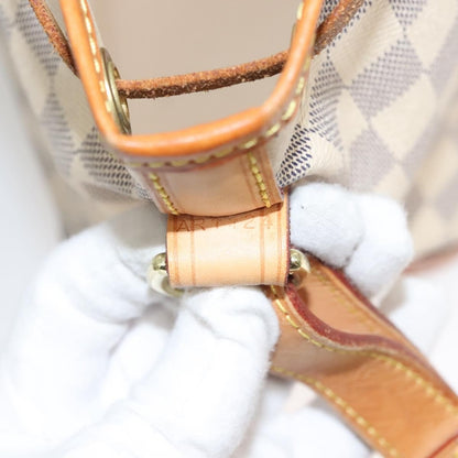 Louis Vuitton Noe Handbag Damier, WHITE, CANVAS, Handbag