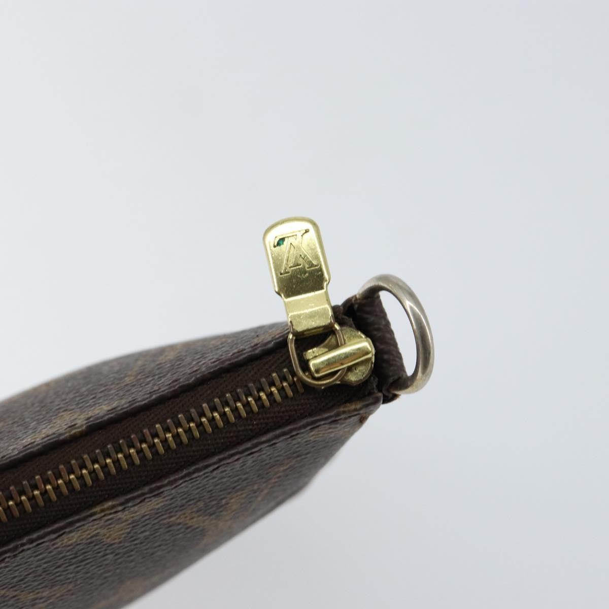 Louis Vuitton Pochette Accessoires NM Monogram Canvas, BROWN, CANVAS, Clutche & pouche