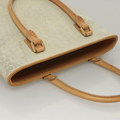 Celine Vintage Macadam Tote bag C Macadam Suede, WHITE, SUEDE, Tote bag
