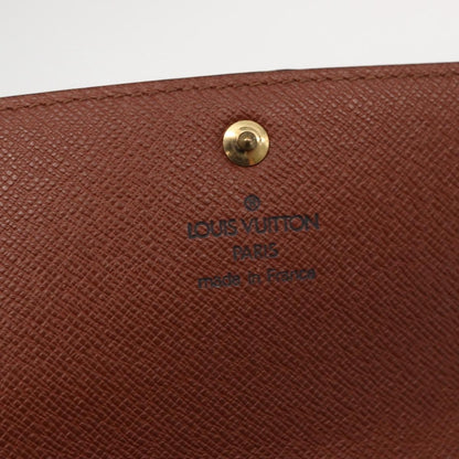 Louis Vuitton Vintage Sarah Wallet Monogram Canvas, ORANGE, CANVAS, Wallets