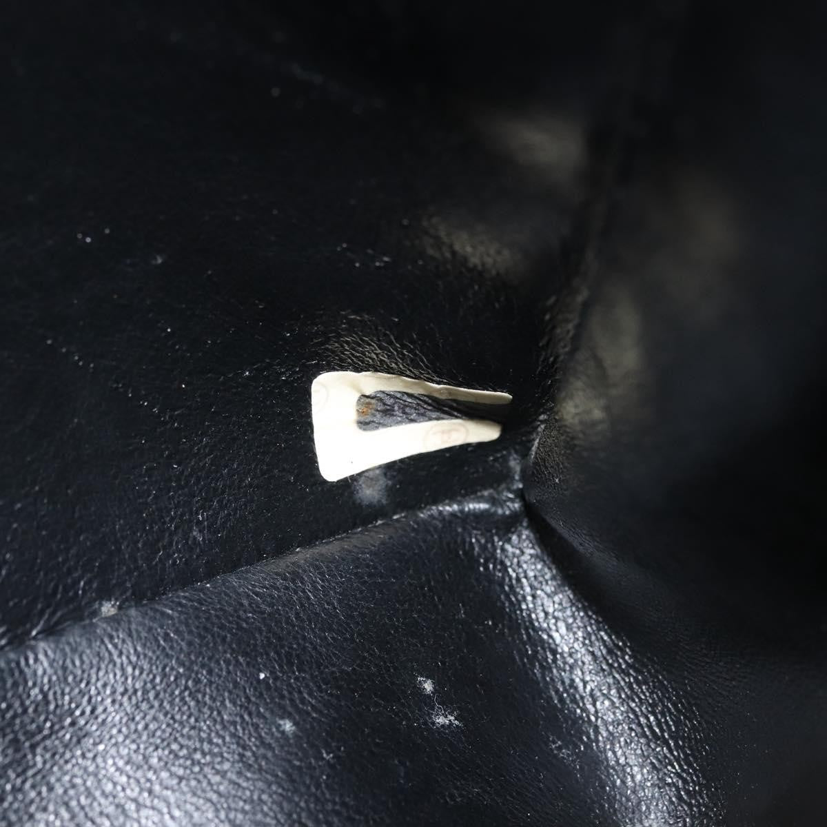 Chanel Vintage Clutch Pleated Leather, BLACK, SUEDE, Clutche & pouche