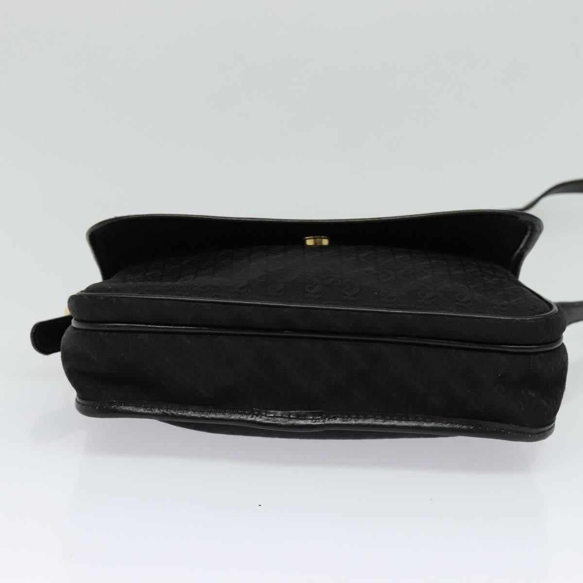 Loewe Flap Messenger Bag Canvas, BLACK, CANVAS, Shoulder bag