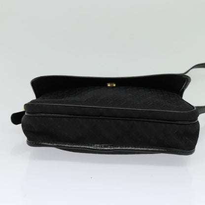 Loewe Flap Messenger Bag Canvas, BLACK, CANVAS, Shoulder bag