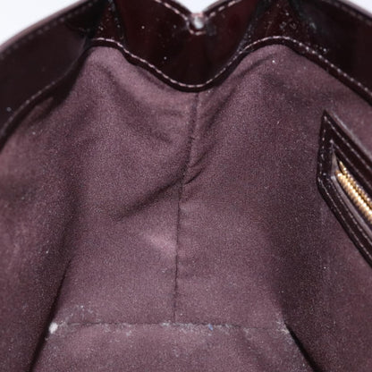 Louis Vuitton Wilshire Handbag Monogram Vernis, BURGUNDY, PATENT_LEATHER, Handbag