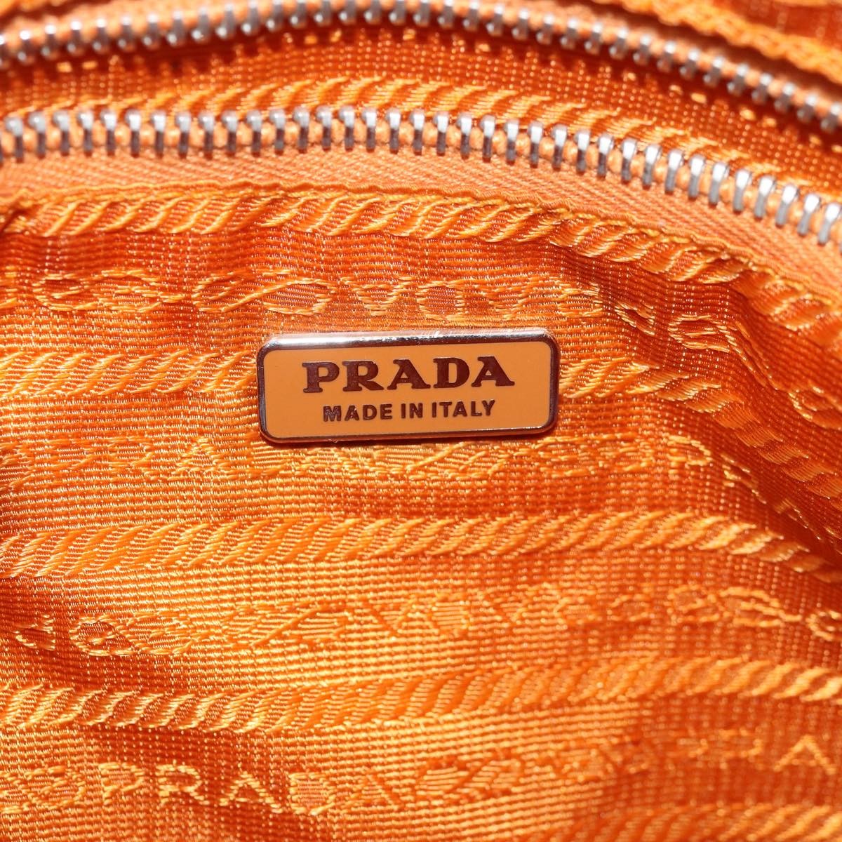 Prada Vintage Shoulder Bag Tessuto, ORANGE, NYLON, Shoulder bag