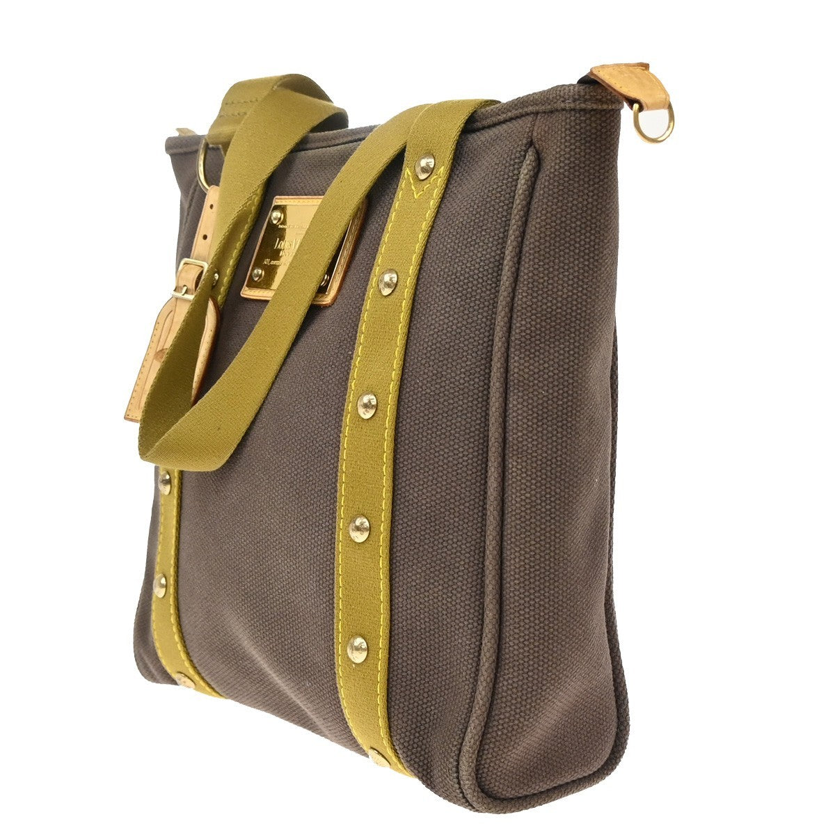 Louis Vuitton Antigua Tote Canvas, BROWN, CANVAS, Tote bag