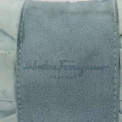 Salvatore Ferragamo Vintage Gancini Pochette Nylon, BLUE, NYLON, Clutche & pouche