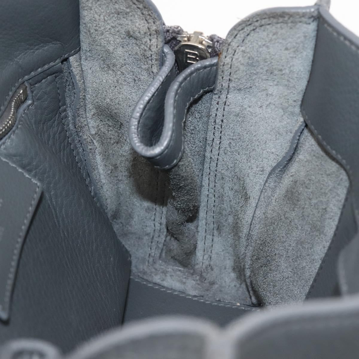 Balenciaga Papier A4 Zip Around Classic Studs Bag Leather, GRAY, LEATHER, Handbag