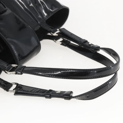 Salvatore Ferragamo Vintage Tote bag Patent Leather, BLACK, PATENT_LEATHER, Tote bag