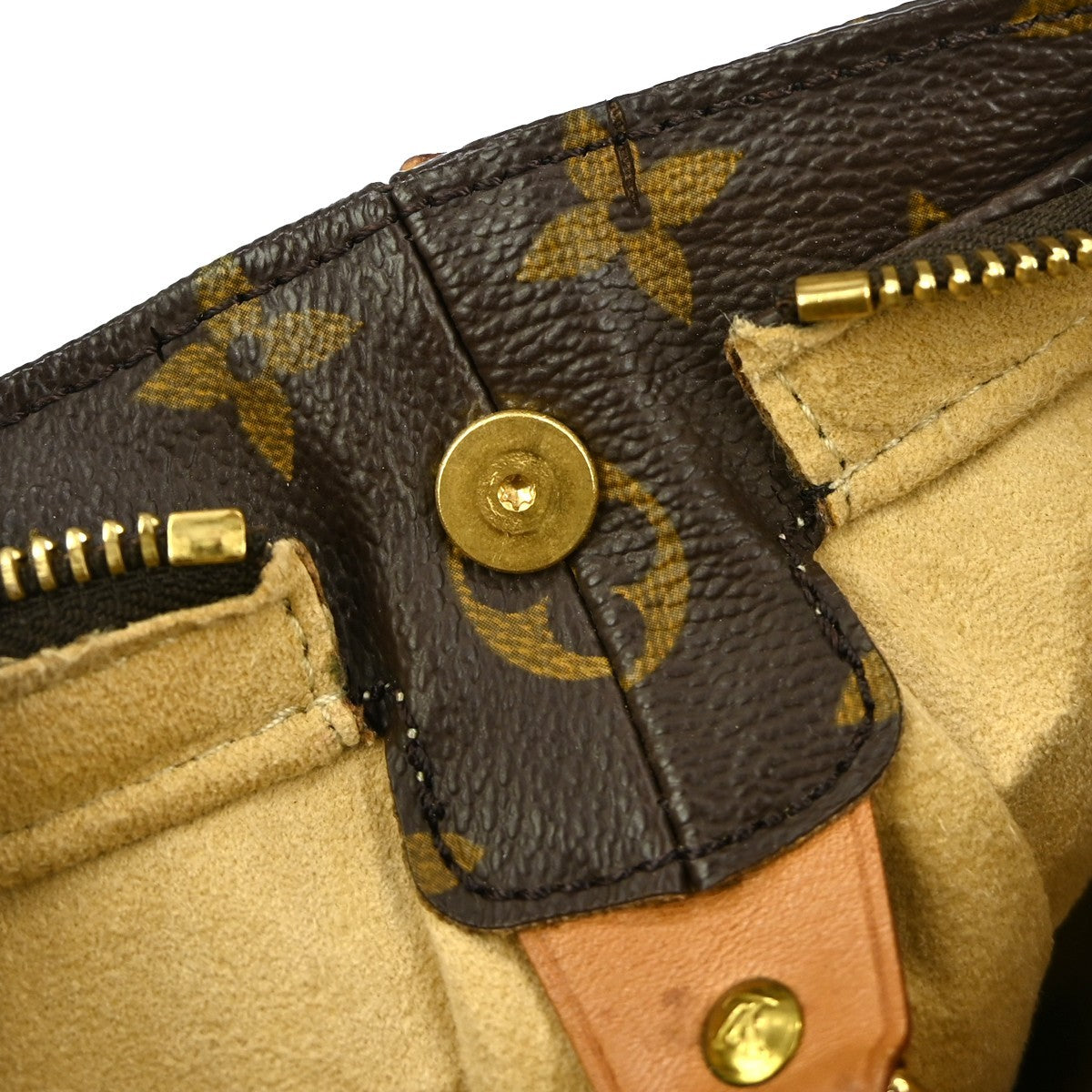 Louis Vuitton Looping Handbag Monogram Canvas, BROWN, CANVAS, Shoulder bag