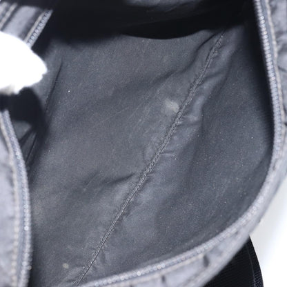 Prada Front Pocket Messenger Bag Tessuto, BLACK, NYLON, Shoulder bag