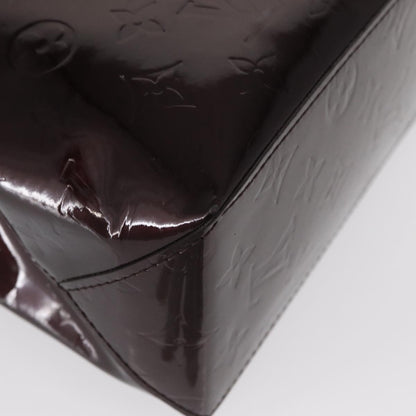 Louis Vuitton Reade Handbag Monogram Vernis, BURGUNDY, PATENT_LEATHER, Handbag