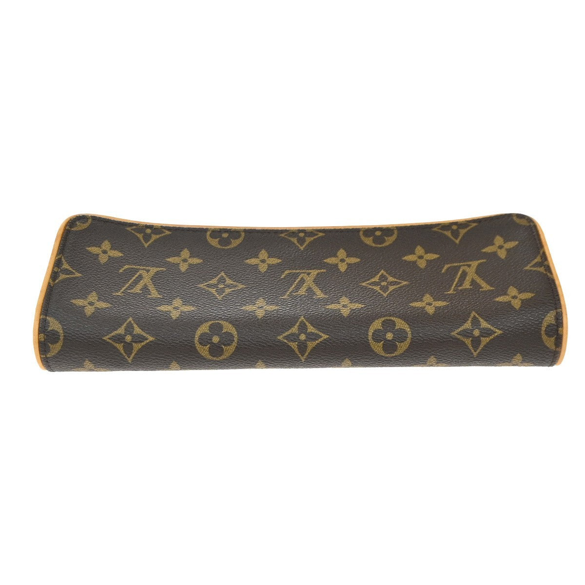 Louis Vuitton Twin Handbag Monogram Canvas, BROWN, CANVAS, Clutche & pouche