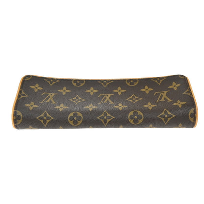 Louis Vuitton Twin Handbag Monogram Canvas, BROWN, CANVAS, Clutche & pouche
