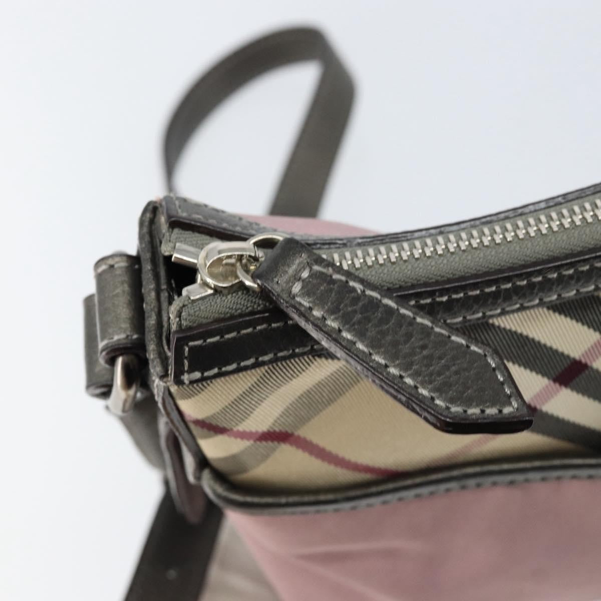 Burberry Nova check Shoulder bag Nylon, PINK, NYLON, Shoulder bag