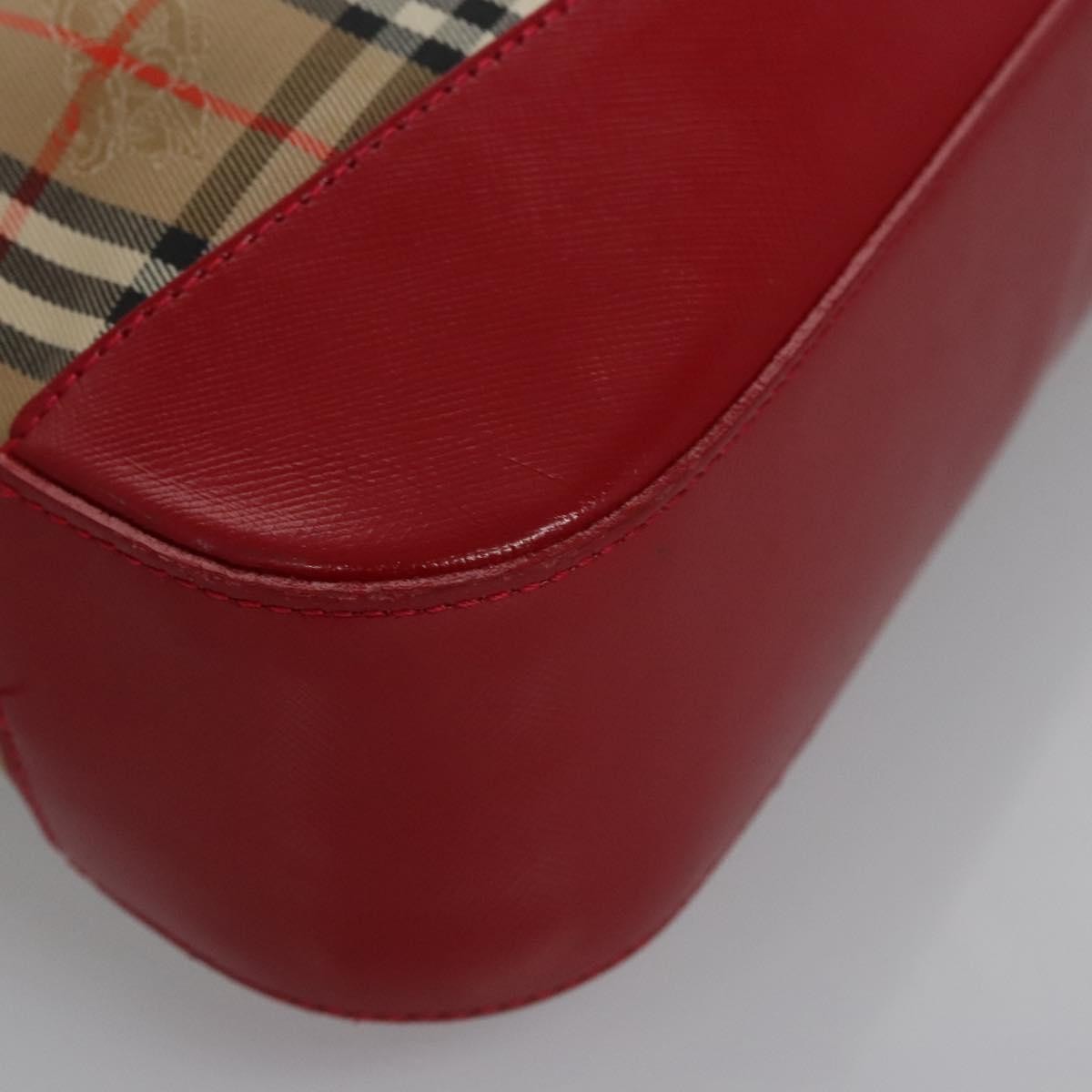 Burberry Shoulder Bag Nova Check Canvas, BEIGE, CANVAS, Shoulder bag