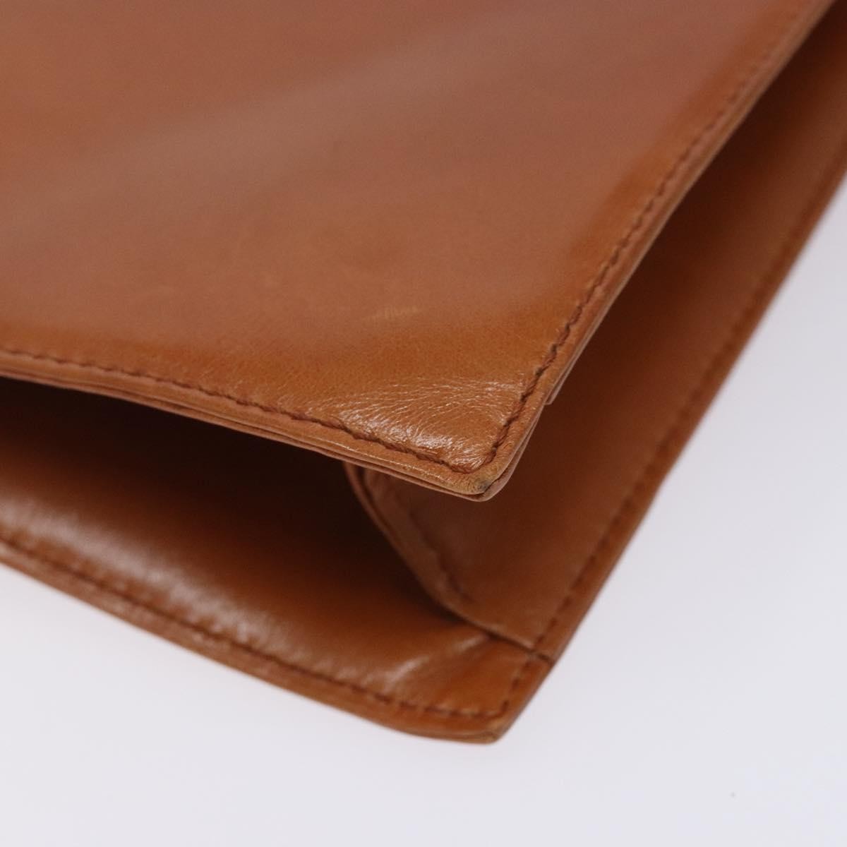 Loewe Anagram handbag Leather, BROWN, LEATHER, Handbag