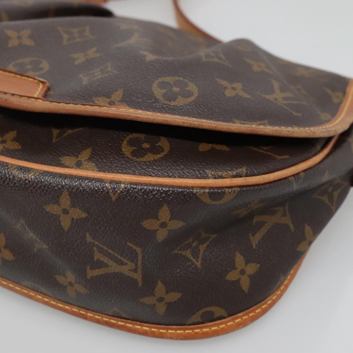 Louis Vuitton Menilmontant Handbag Monogram Canvas, BROWN, CANVAS, Shoulder bag