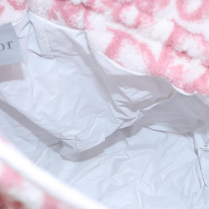 Christian Dior Vintage Trotter Pouch Pile, PINK, COTTON, Clutche & pouche
