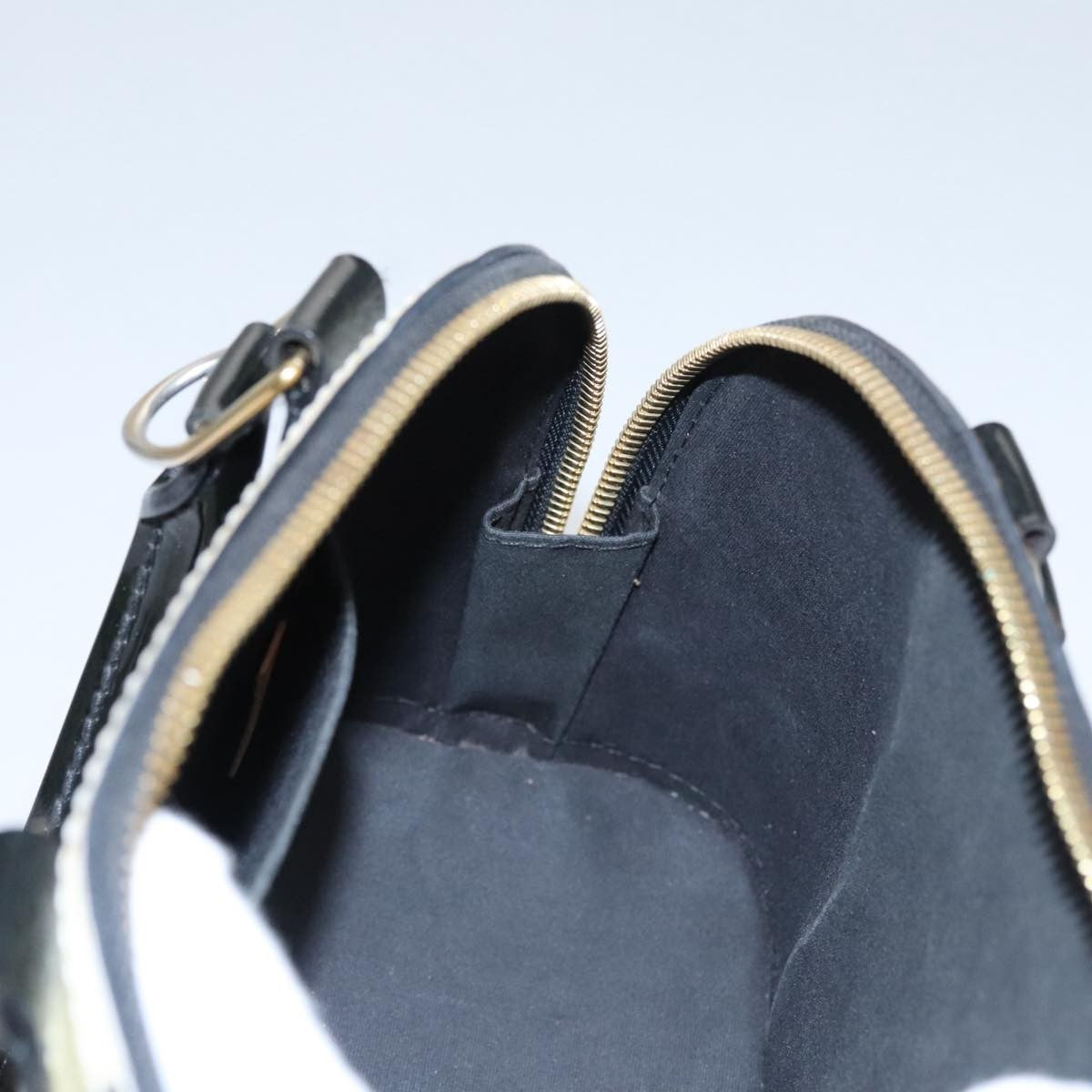 Louis Vuitton Alma Handbag Monogram Vernis, WHITE, PATENT_LEATHER, Handbag