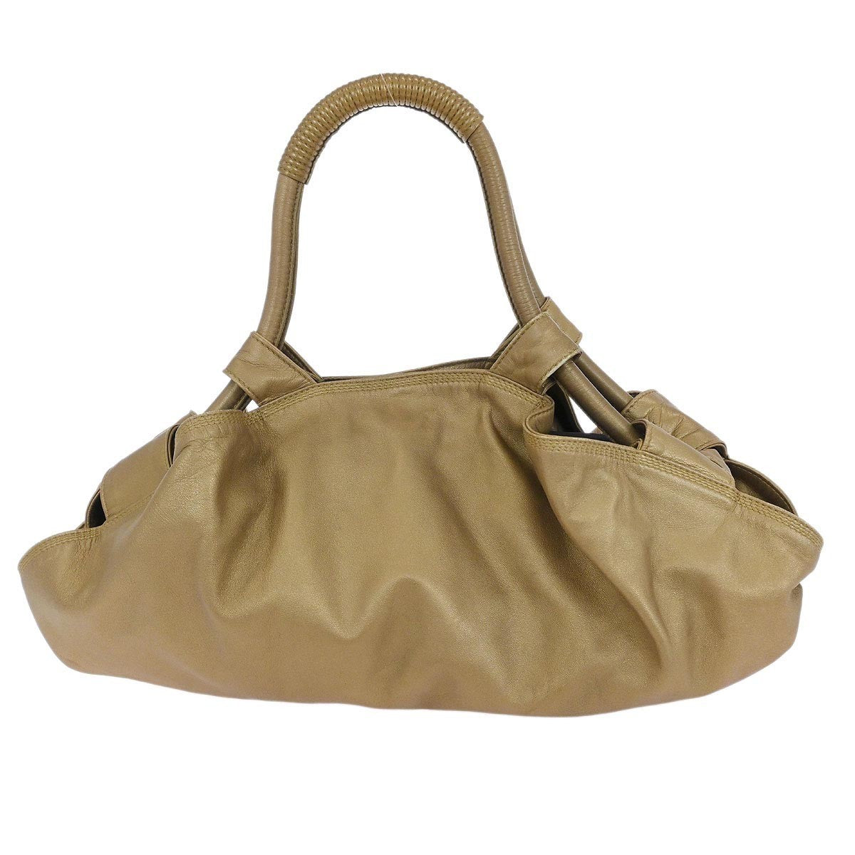 Loewe Anagram Logo Nappa Aire Hand Bag Leather, GOLD, LEATHER, Handbag