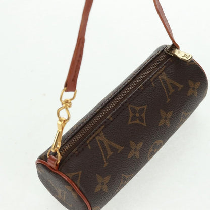 Louis Vuitton Papillon Pochette Monogram Canvas, BROWN, CANVAS, Clutche & pouche