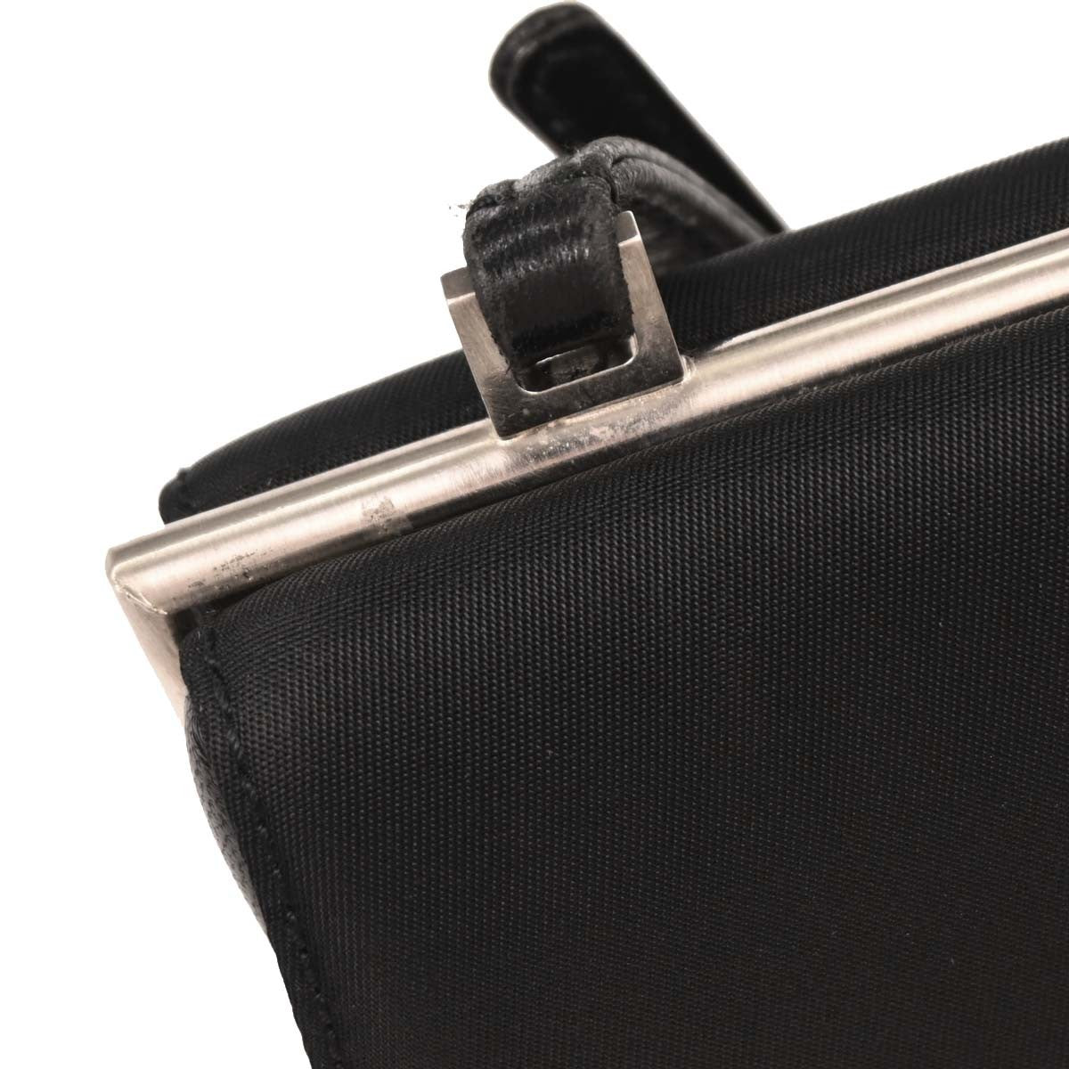 Prada Double Zip Crossbody Bag Tessuto, BLACK, NYLON, Shoulder bag