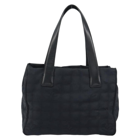 Chanel Travel Line Tote Nylon, BLACK, NYLON, Tote bag