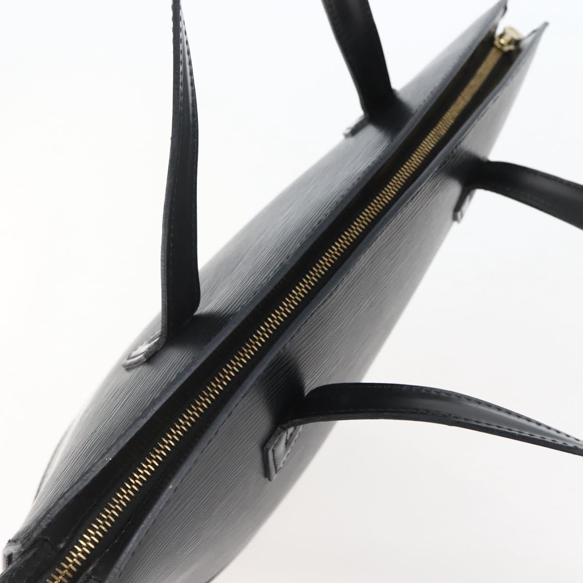 Louis Vuitton Saint Jacques Handbag Epi Leather, BLACK, LEATHER, Handbag