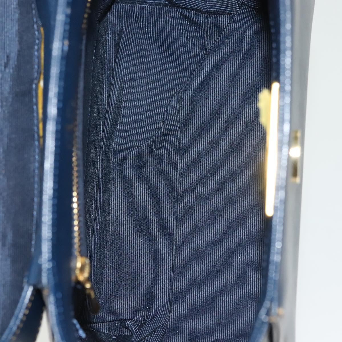 Valentino Garavani Vintage Handbag Leather, NAVY, LEATHER, Handbag
