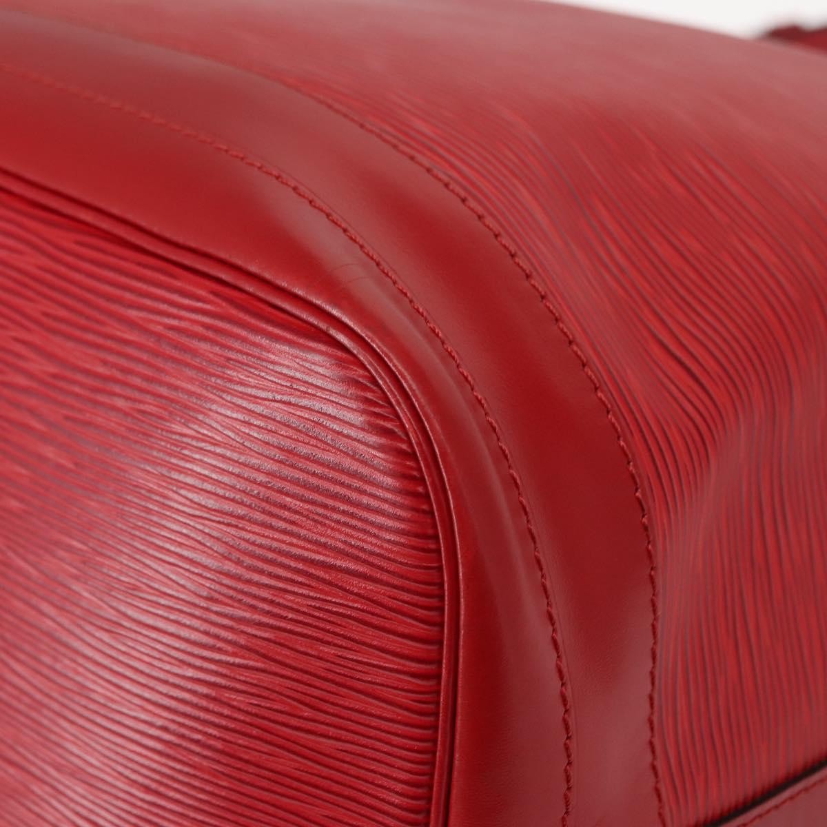 Louis Vuitton Noe Handbag Epi leather, RED, LEATHER, Shoulder bag