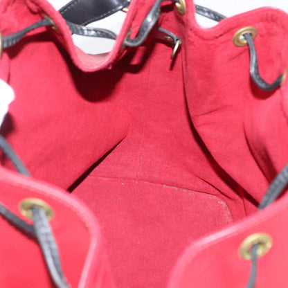 Louis Vuitton Bicolor Petit Noe Handbag Epi Leather, RED, LEATHER, Shoulder bag