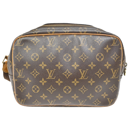 Louis Vuitton Reporter Bag Monogram Canvas, BROWN, CANVAS, Shoulder bag