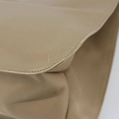 Gucci Vintage Shoulder Bag Leather, BEIGE, LEATHER, Shoulder bag